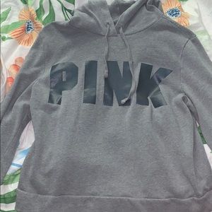 Victoria’s Secret Pink Gray Hoodie